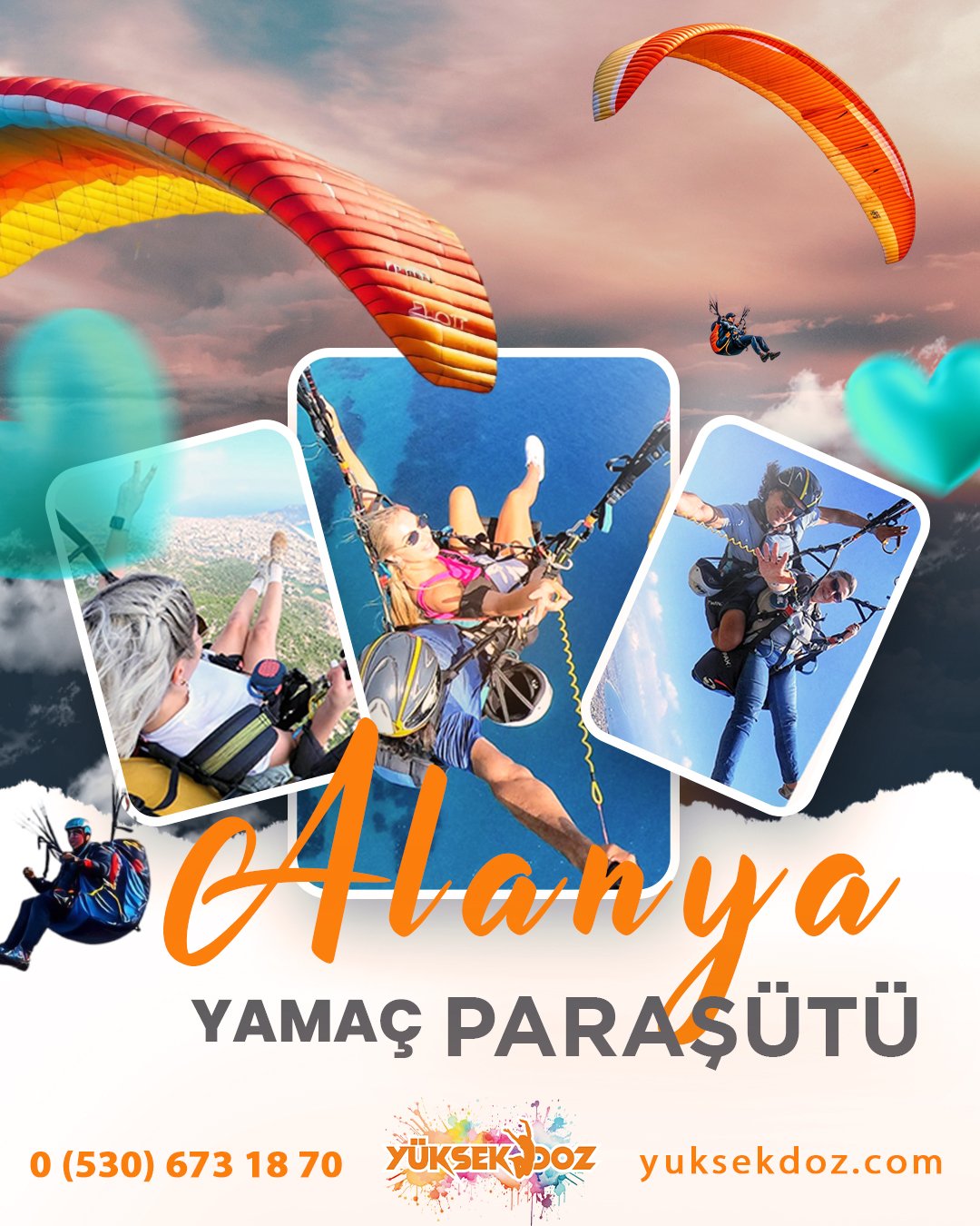 Alanya Yamaç Paraşütü Görseli